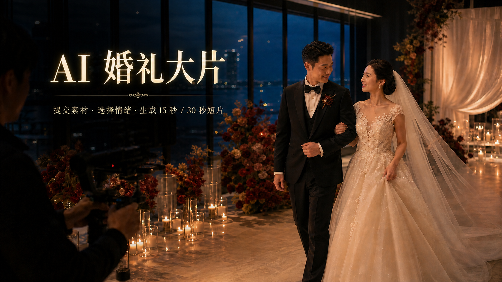 AI 婚礼大片视觉示例