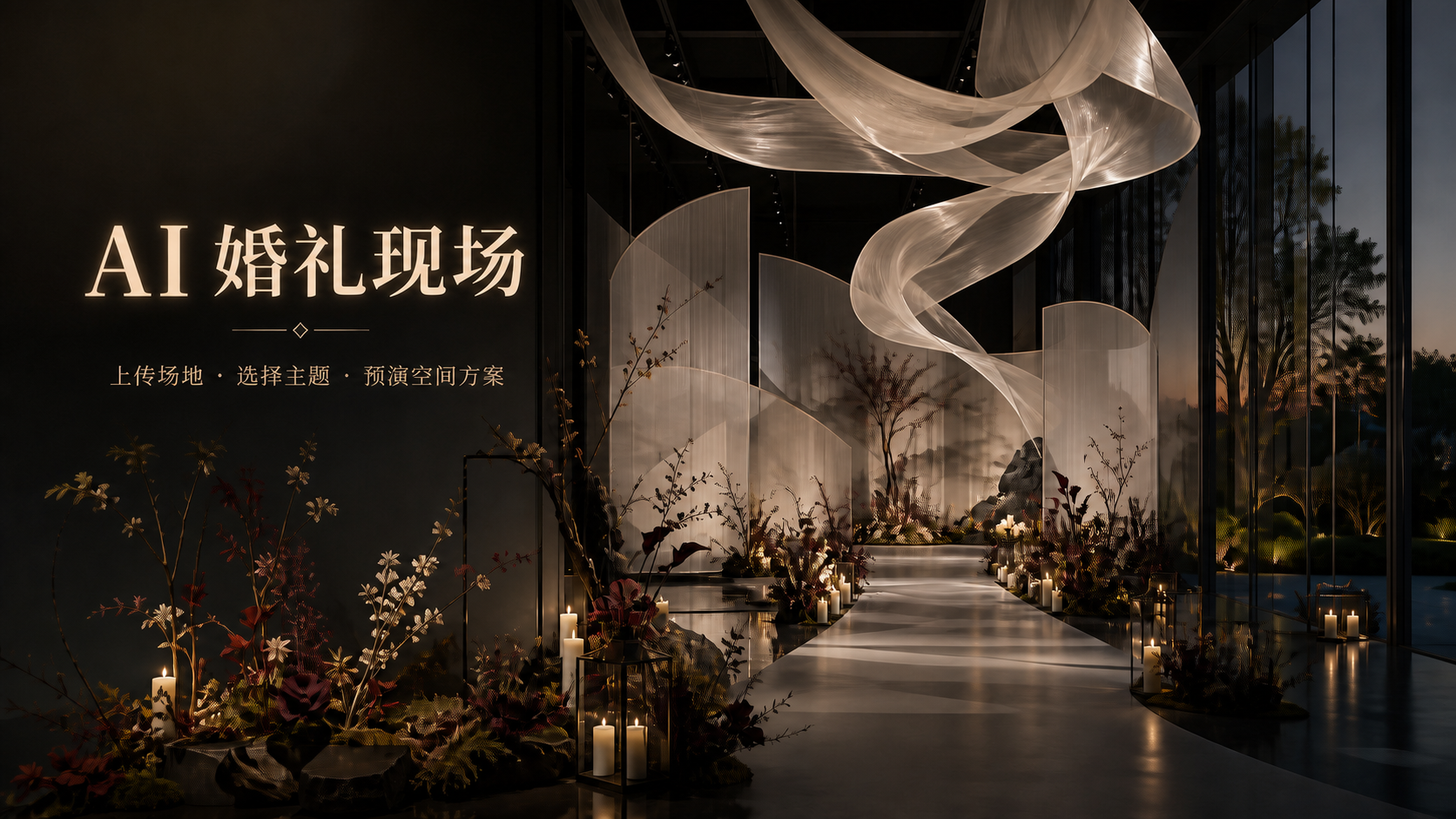 AI 婚礼现场视觉示例