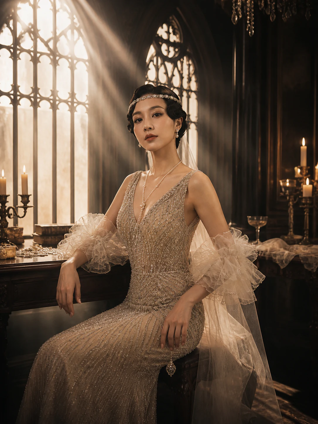 盖茨比 · 艺术装饰主题样片：桌边女主角